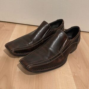 APT 9 Succeed Copper Brown Slip On Casual Dress Shoes Size 10.5